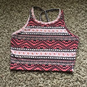 Aztec crop top